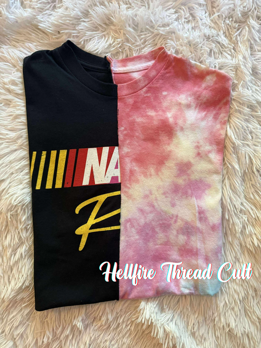 Medium split tee upcycle